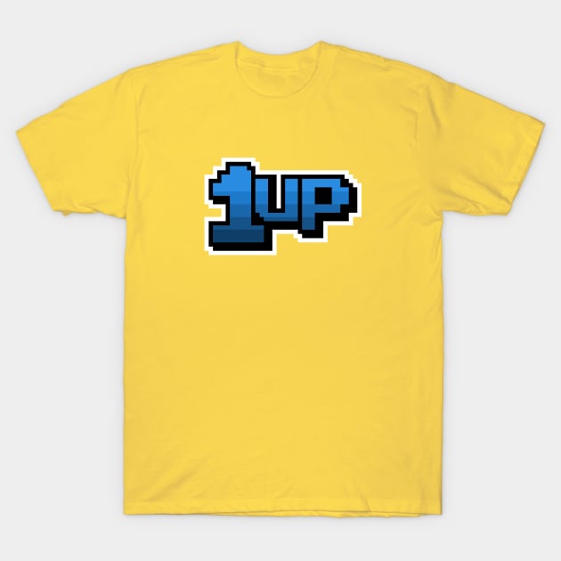 1up Blue T-Shirt by spicytees